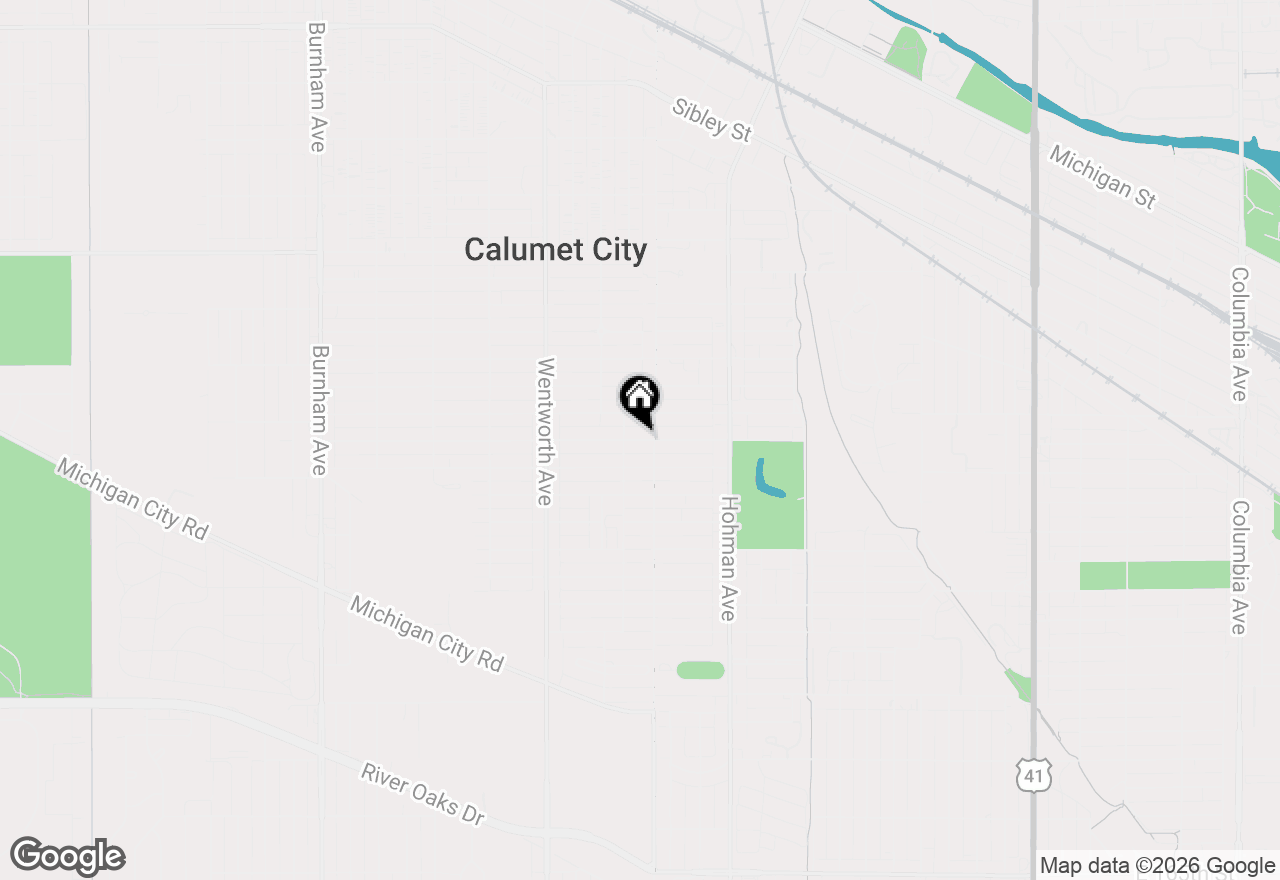 Map of 12 Webb Street, Calumet City, IL 60409