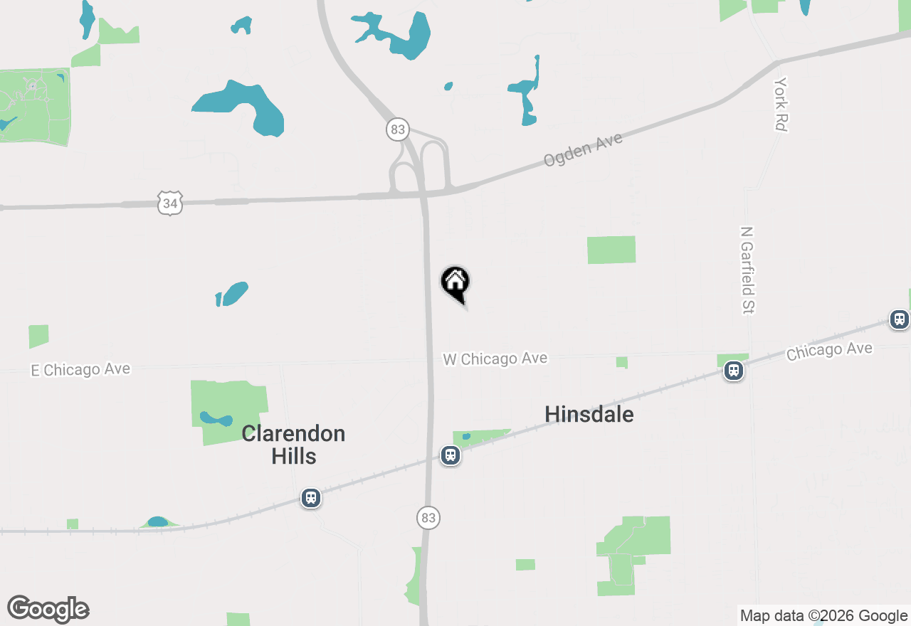 Map of 130 N Quincy Street, Hinsdale, IL 60521