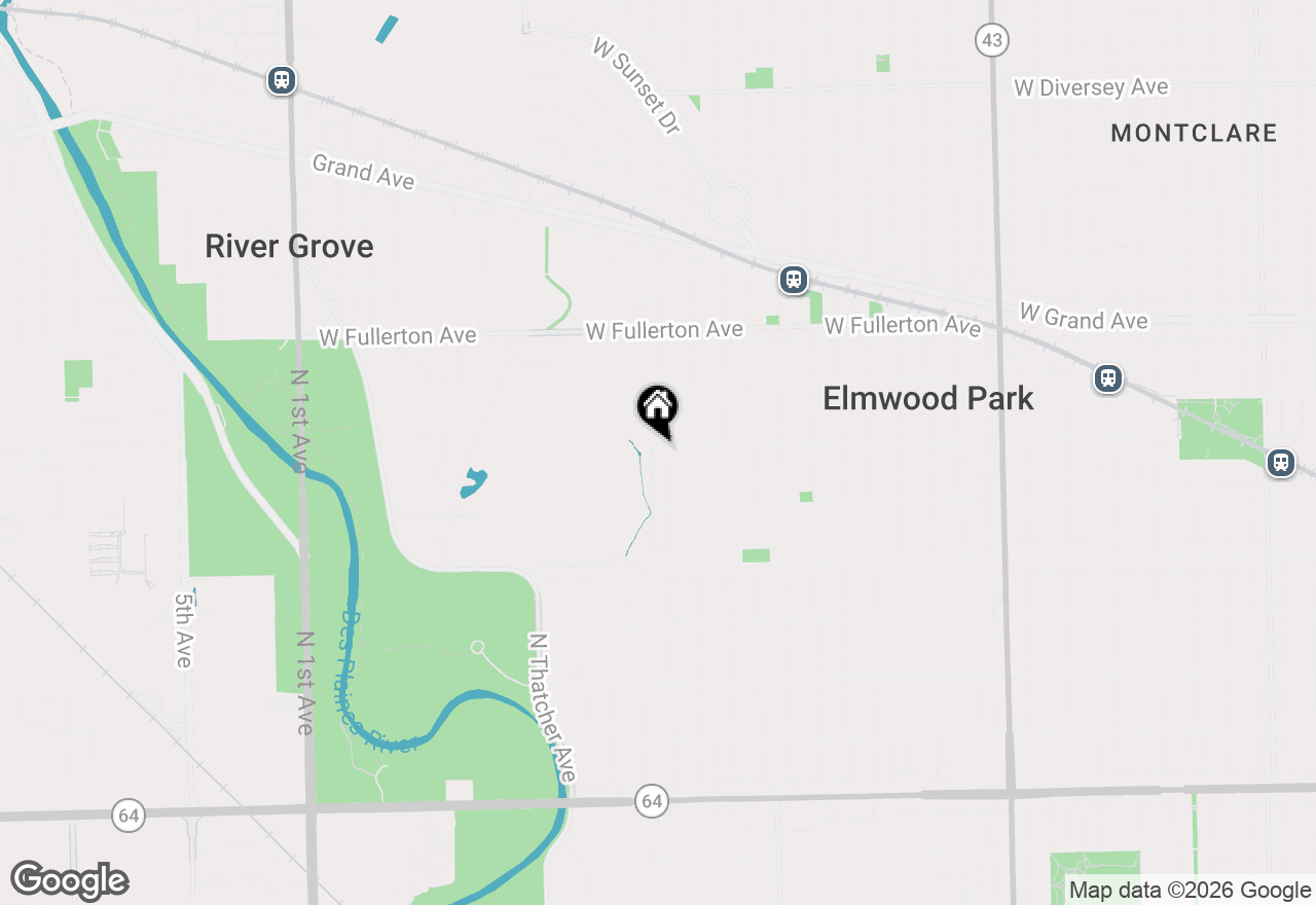 Map of 2147 N 78th Avenue, Elmwood Park, IL 60707