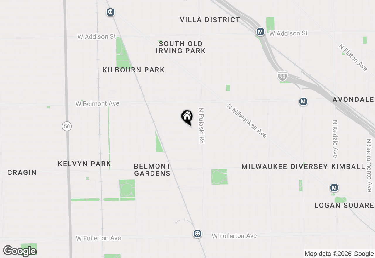 Map of 4055 W Nelson Street, Chicago, IL 60641