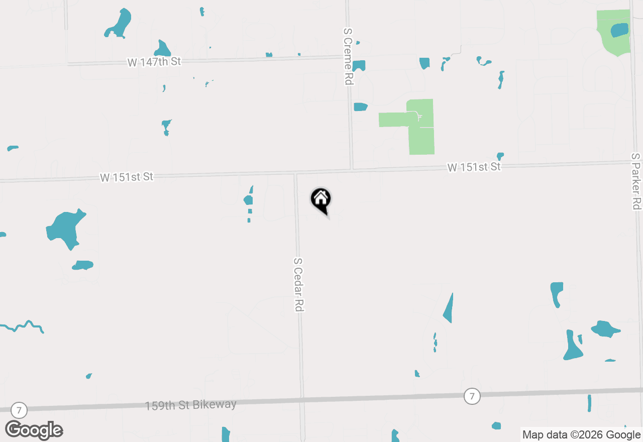 Map of 14709 Cinnamon Creek Lane, Homer Glen, IL 60491