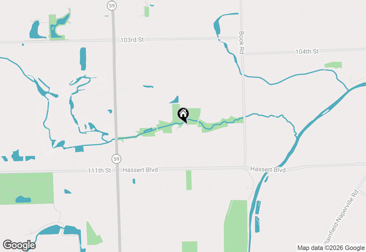Map of 2327 Flat Rock Court, Naperville, IL 60564