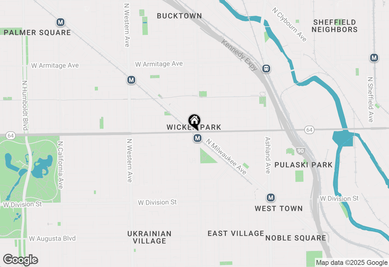 Map of 2013 W North Avenue, Chicago, IL 60647