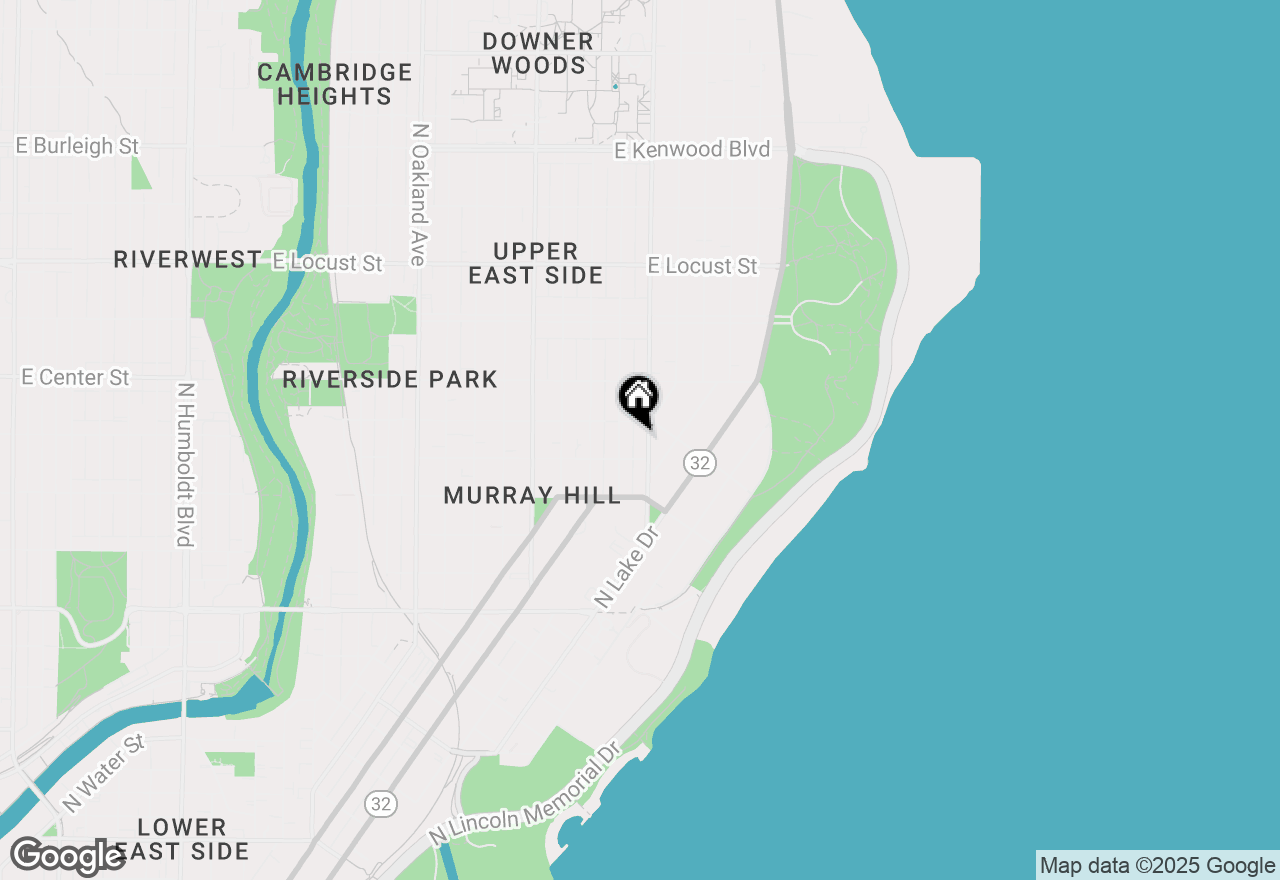 Map of 2577 N Downer Ave #209, Milwaukee, WI 53211