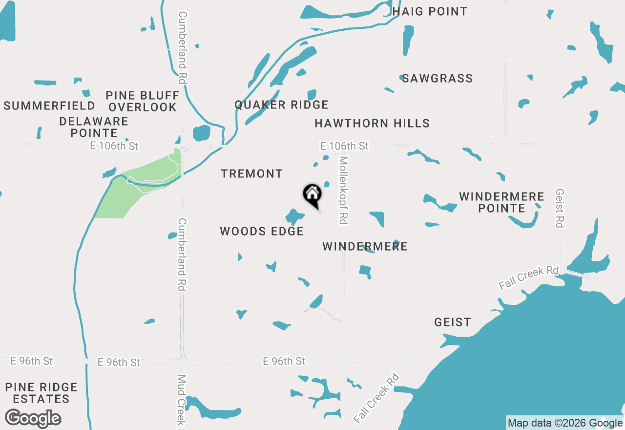 Map of 10436 Prairie Fox Drive, Fishers, IN 46037