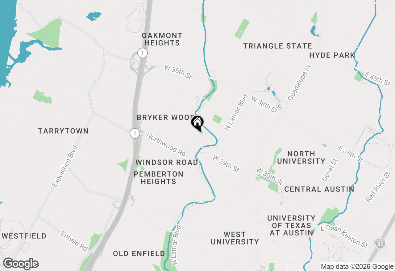 Map of 3002 Belmont Cir, Austin, TX 78703