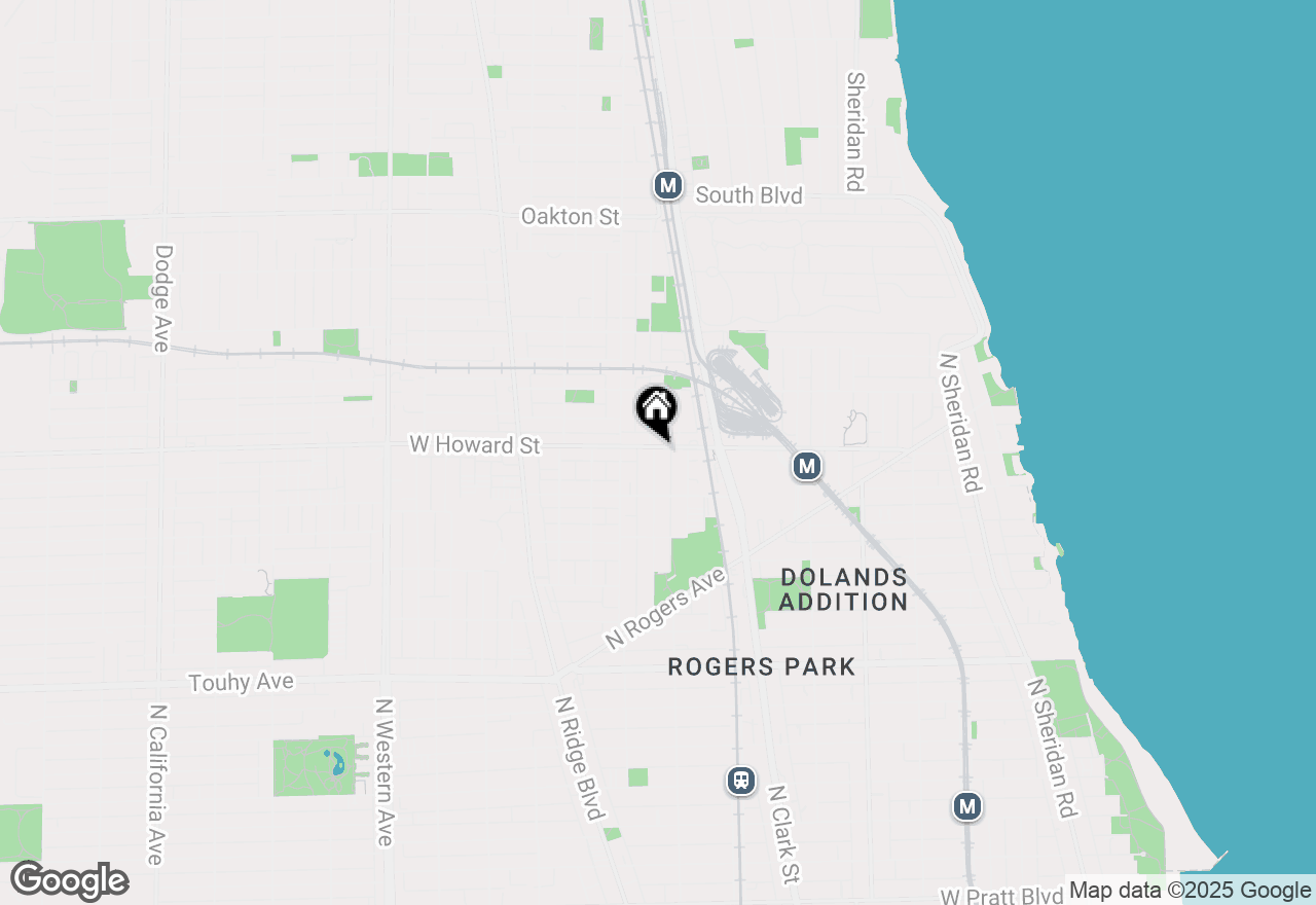 Map of 7545 N Winchester Avenue #204, Chicago, IL 60626