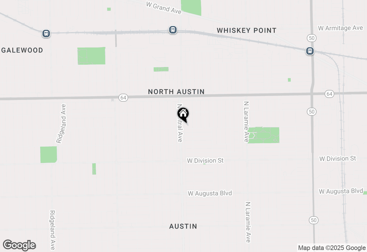 Map of (Address confidential), Chicago, Illinois 60651