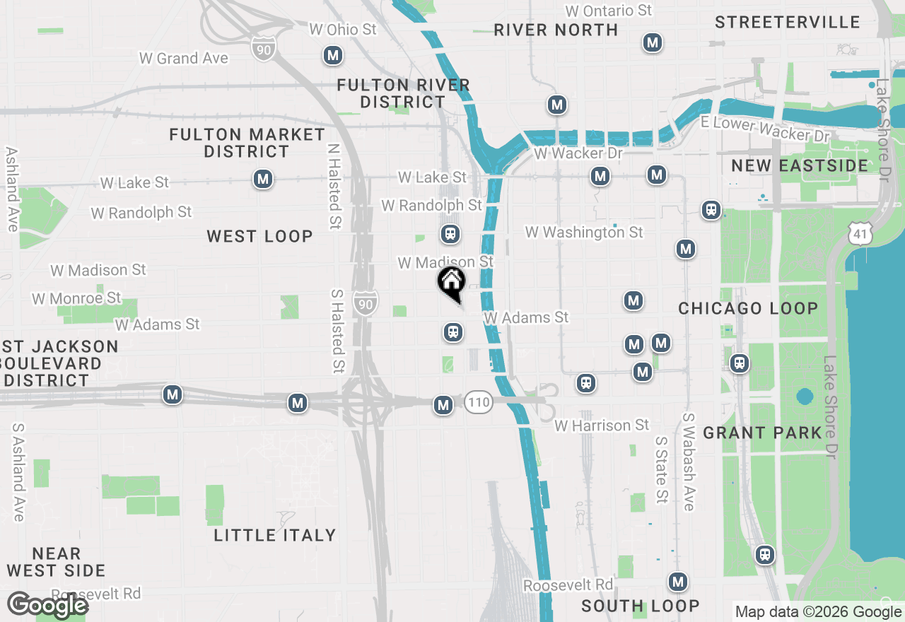 Map of 130 S Canal Street #401, Chicago, IL 60606