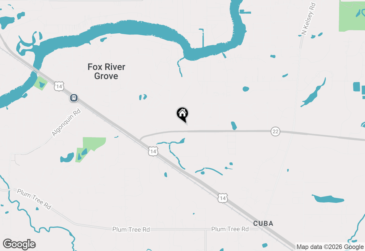 Map of 1008 Victoria Drive, Fox River Grove, IL 60021