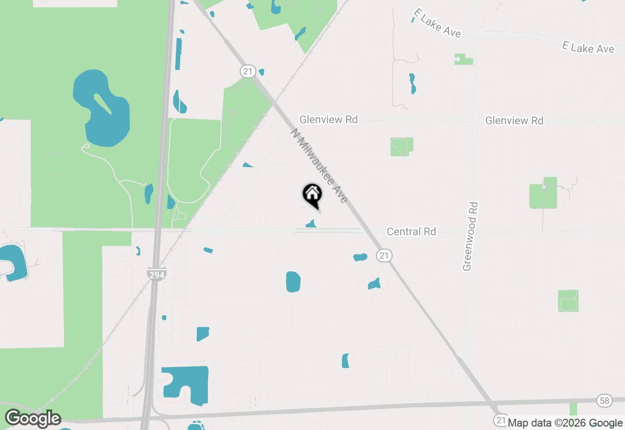 Map of 701 Forum Square #102, Glenview, IL 60025