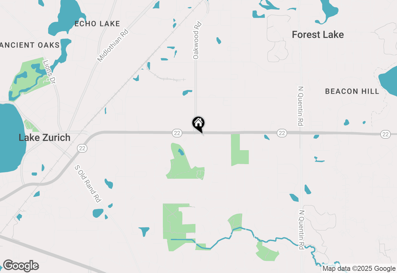 Map of 20 Old Mill Grove Road, Lake Zurich, IL 60047