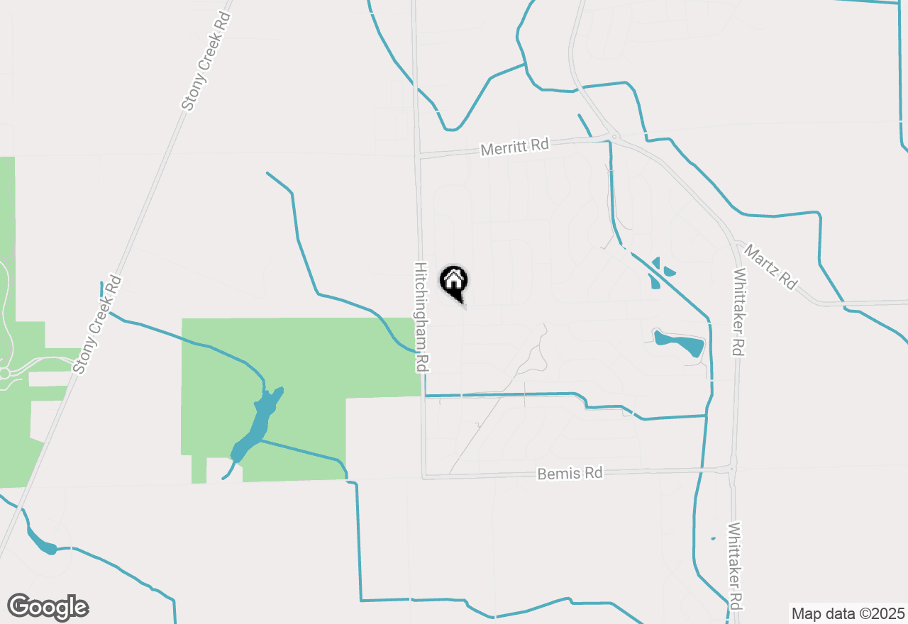 Map of 7436 Homestead Road, Ypsilanti, MI 48197