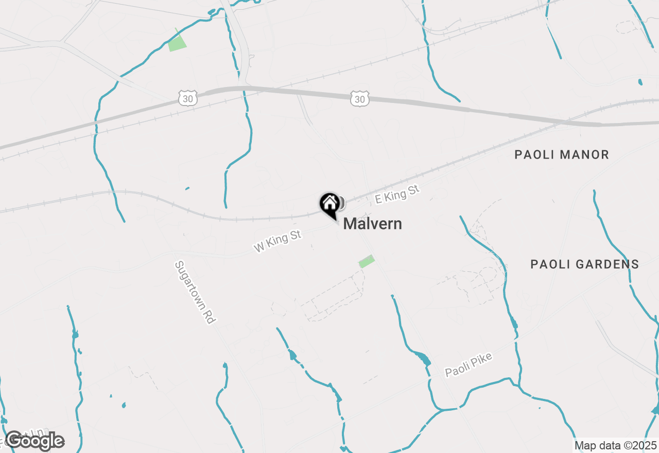 Map of 116 W King Street #1ST FLOOR, Malvern, PA 19355