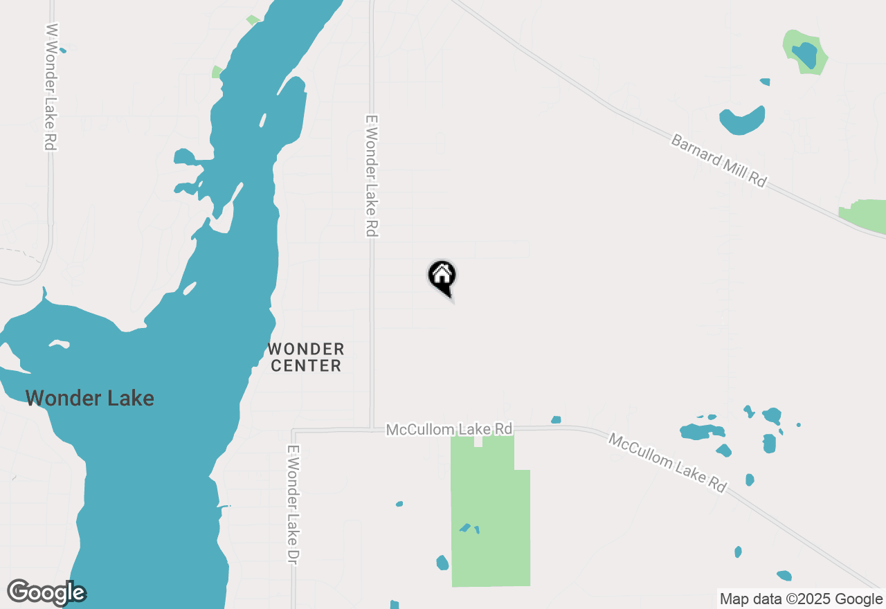 Map of 7112 N Oak Street, Wonder Lake, IL 60097