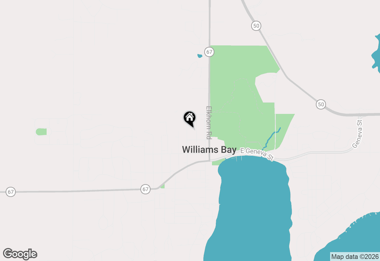 Map of 193 Williams St, Williams Bay, WI 53191