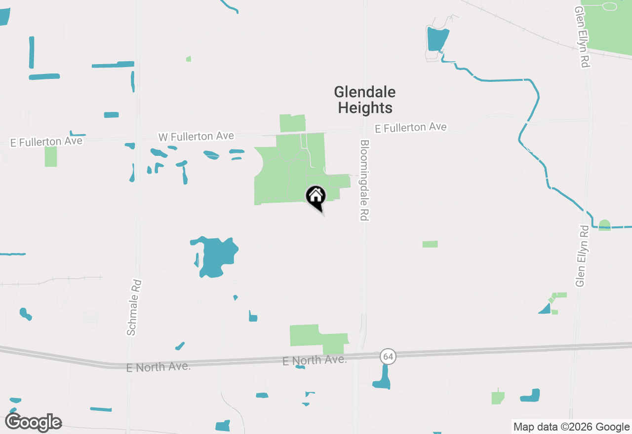 Map of 1447 Van Meter Drive, Glendale Heights, IL 60139