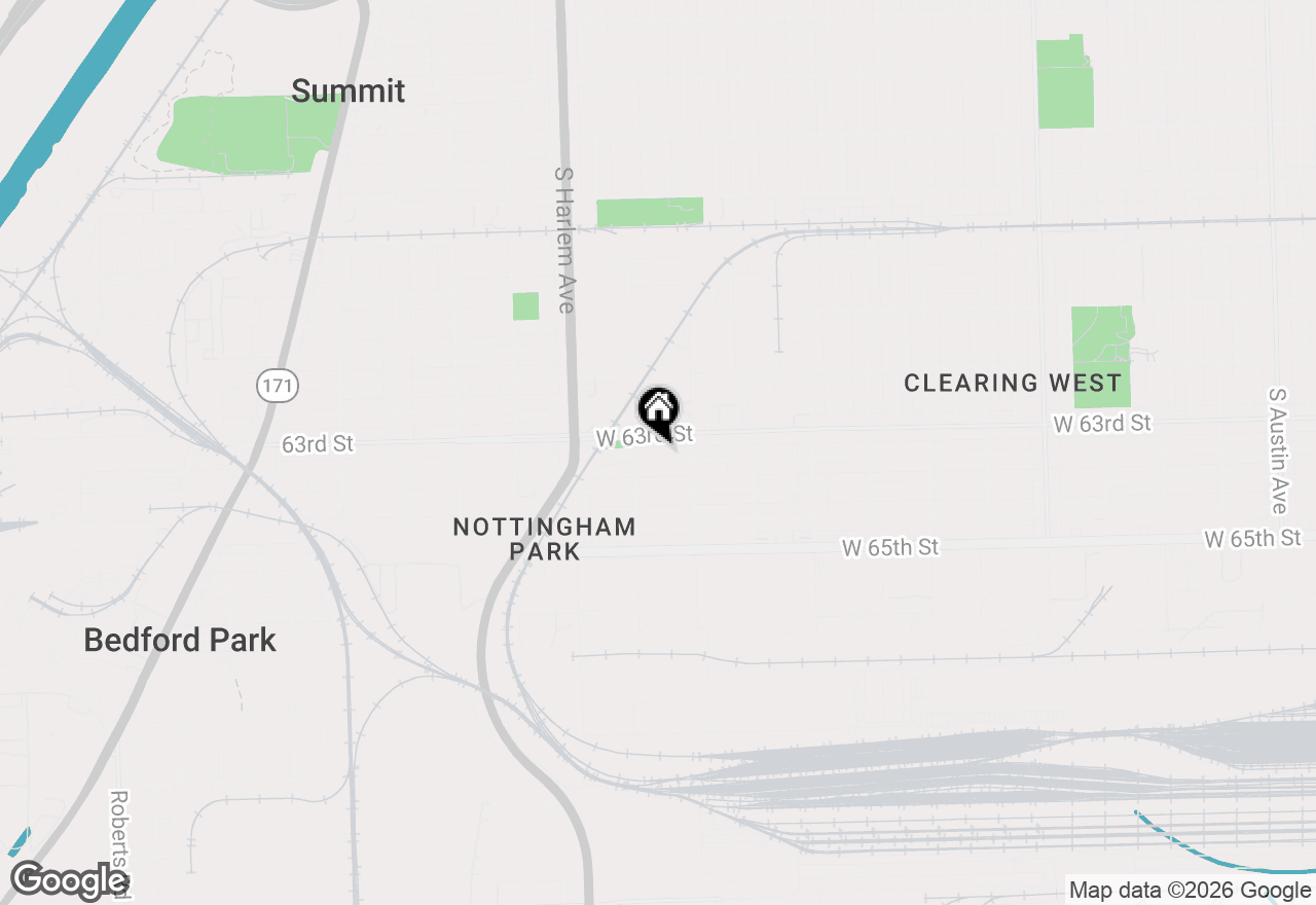 Map of 7034 W 63rd Place, Chicago, IL 60638