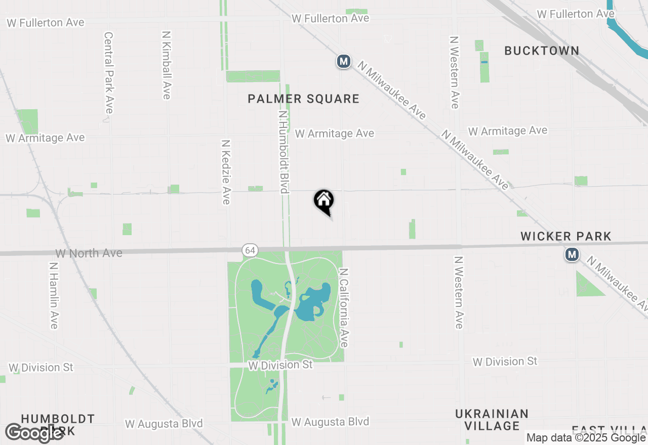 Map of 1655 N Francisco Avenue, Chicago, IL 60647