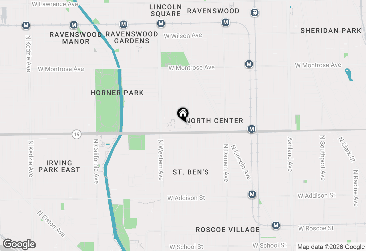 Map of 4024 N Bell Avenue, Chicago, IL 60618