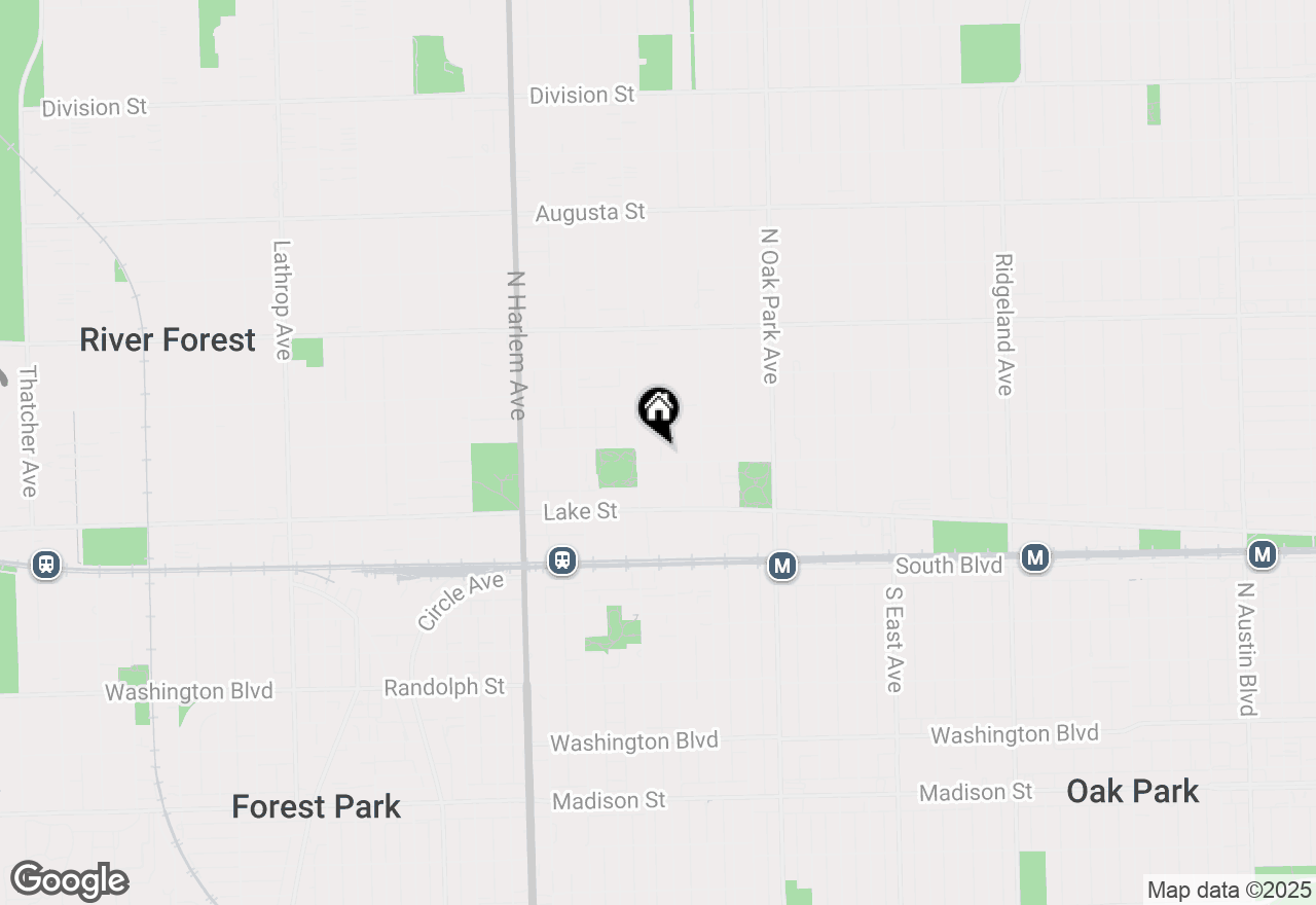 Map of 938 Ontario Street #12, Oak Park, IL 60302