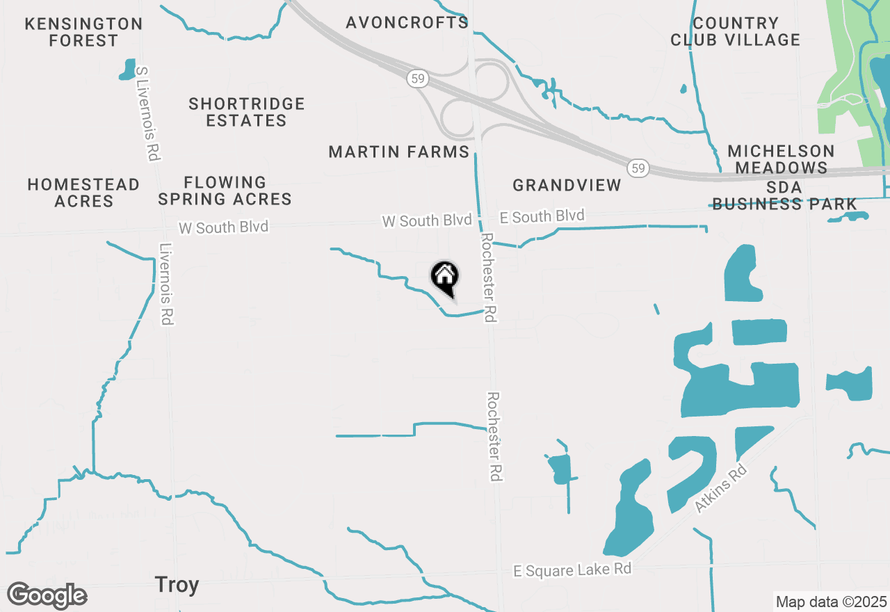 Map of 912 Sandalwood Drive #43, Troy, MI 48085