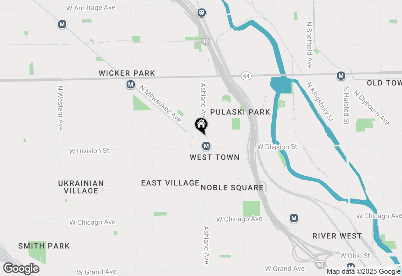 Map of 1241 N Milwaukee Avenue #508, Chicago, IL 60622