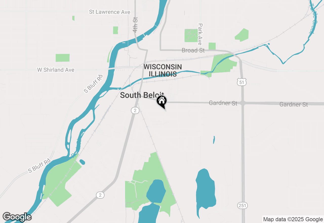 Map of 472 Clark Street, South Beloit, IL 61080