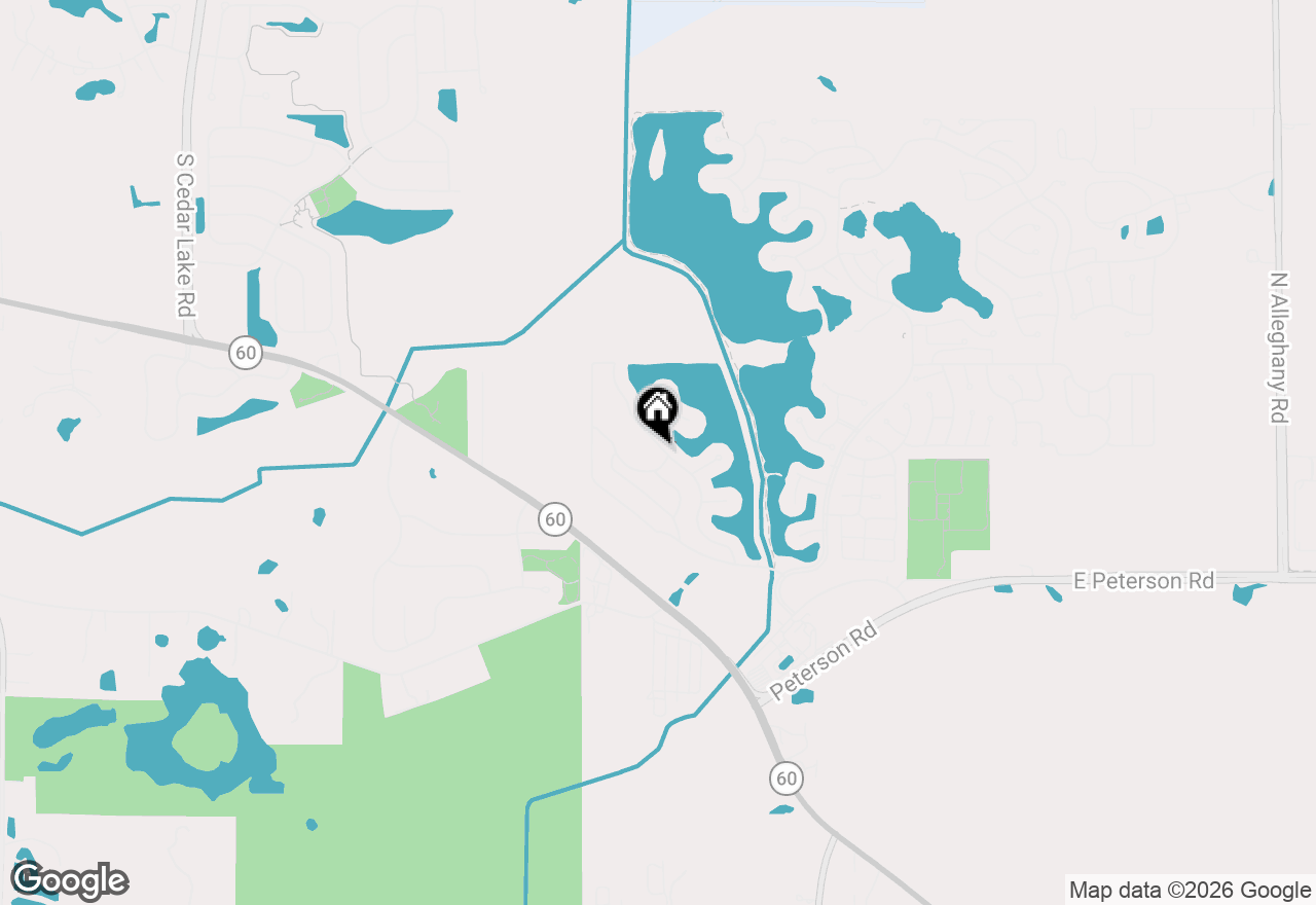 Map of 54 Rocking Horse Lane, Grayslake, IL 60030