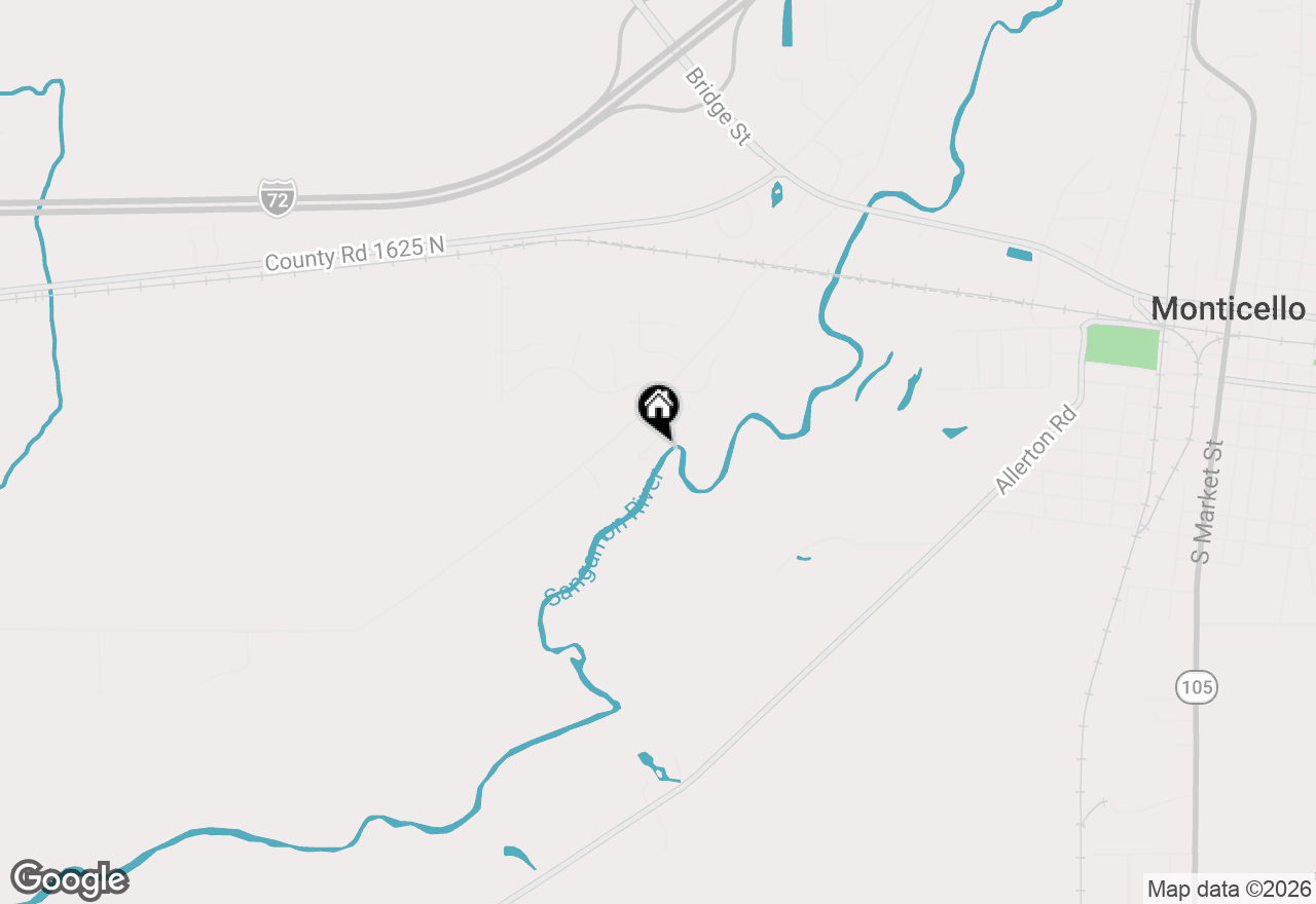 Map of 7 Turtle Point, Monticello, IL 61856