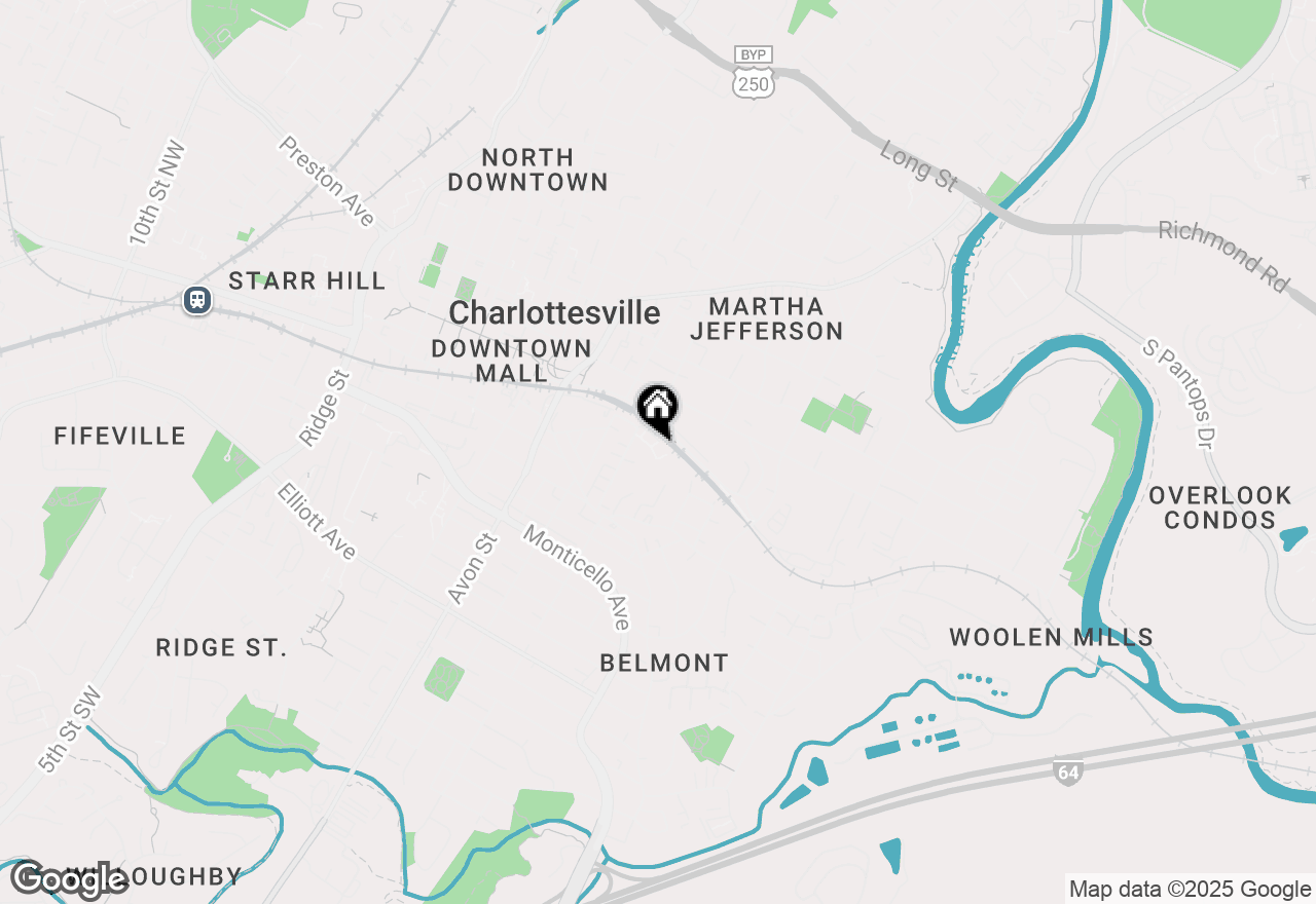 Map of 200 Douglas Ave #1E, Charlottesville, VA 22902
