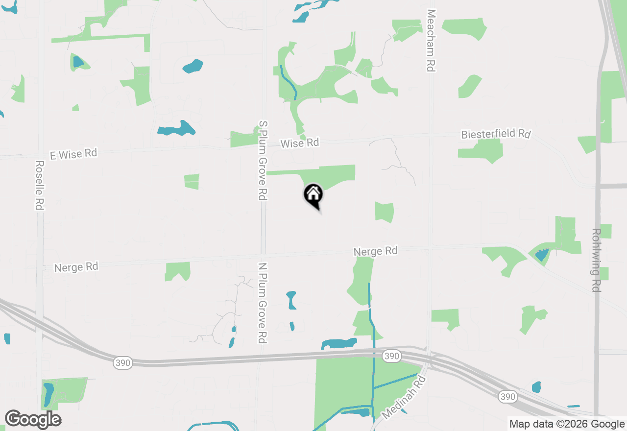 Map of 1818 Hawk Lane, Elk Grove Village, IL 60007