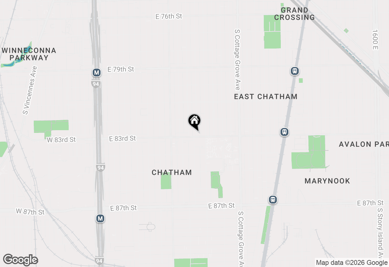 Map of 8250 S Rhodes Avenue, Chicago, IL 60619