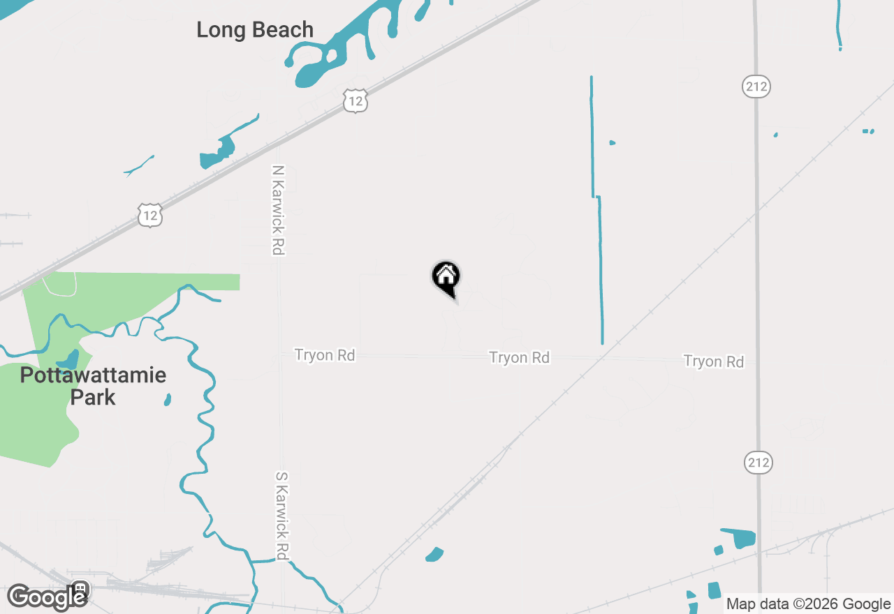 Map of 69 Tryon Farm Lane, Michigan City, IN 46360