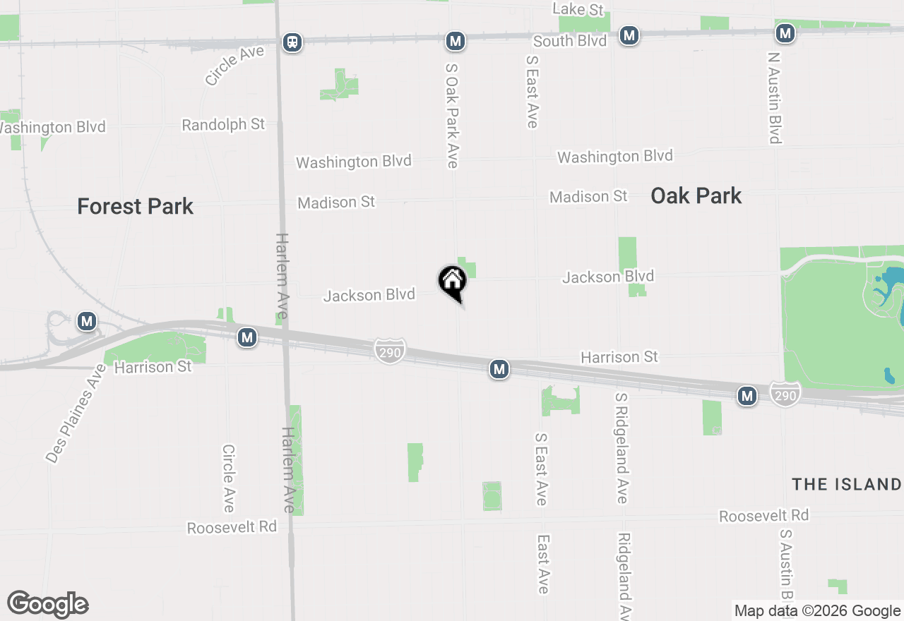 Map of 737 S Oak Park Avenue, Oak Park, IL 60304