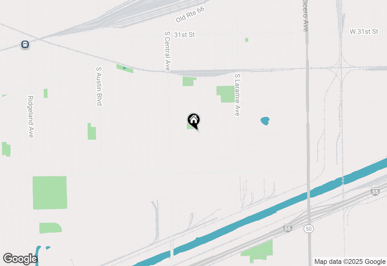 Map of 3628 S 54th Court, Cicero, IL 60804