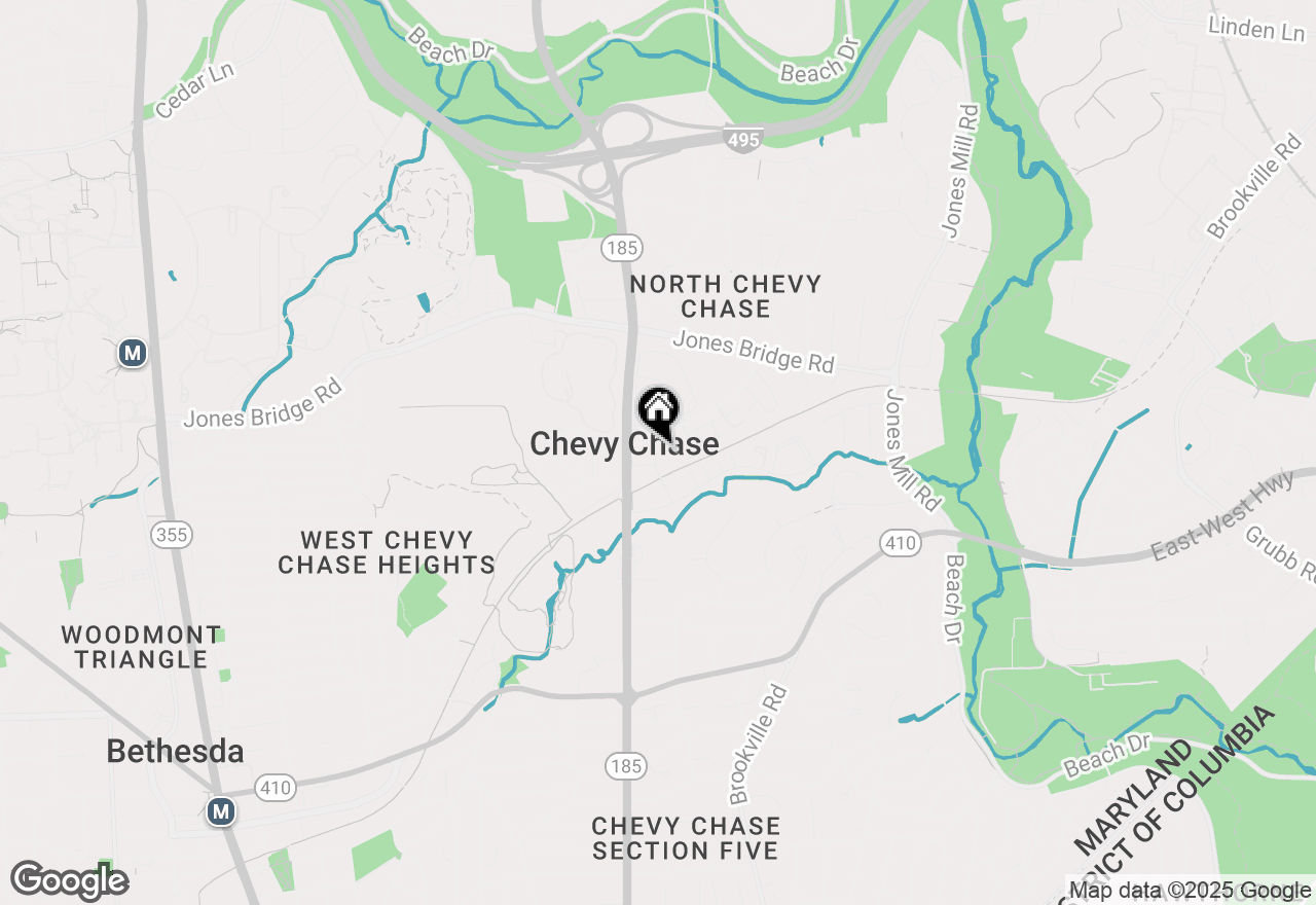 Map of 8525 Chevy Chase Lake Terrace #548/BARRETT/VARIES, Chevy Chase, MD 20815