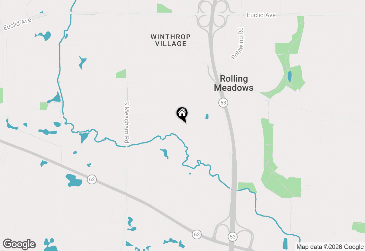 Map of 6 Dogwood Road, Rolling Meadows, IL 60008