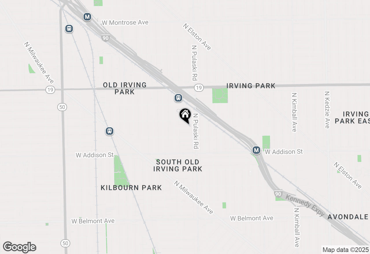 Map of 4038 W Warwick Avenue, Chicago, IL 60641