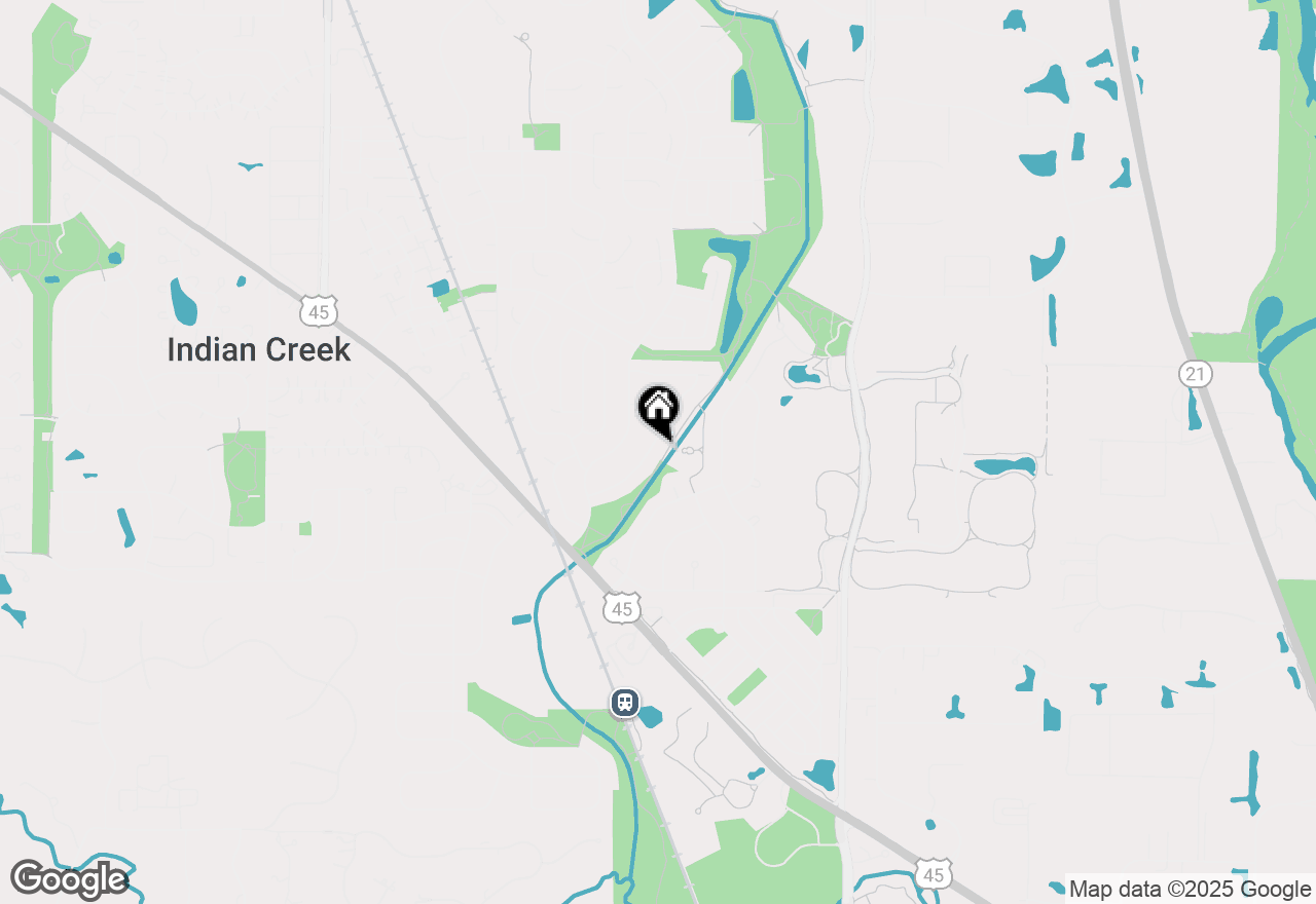 Map of 129 Midway Lane, Vernon Hills, IL 60061