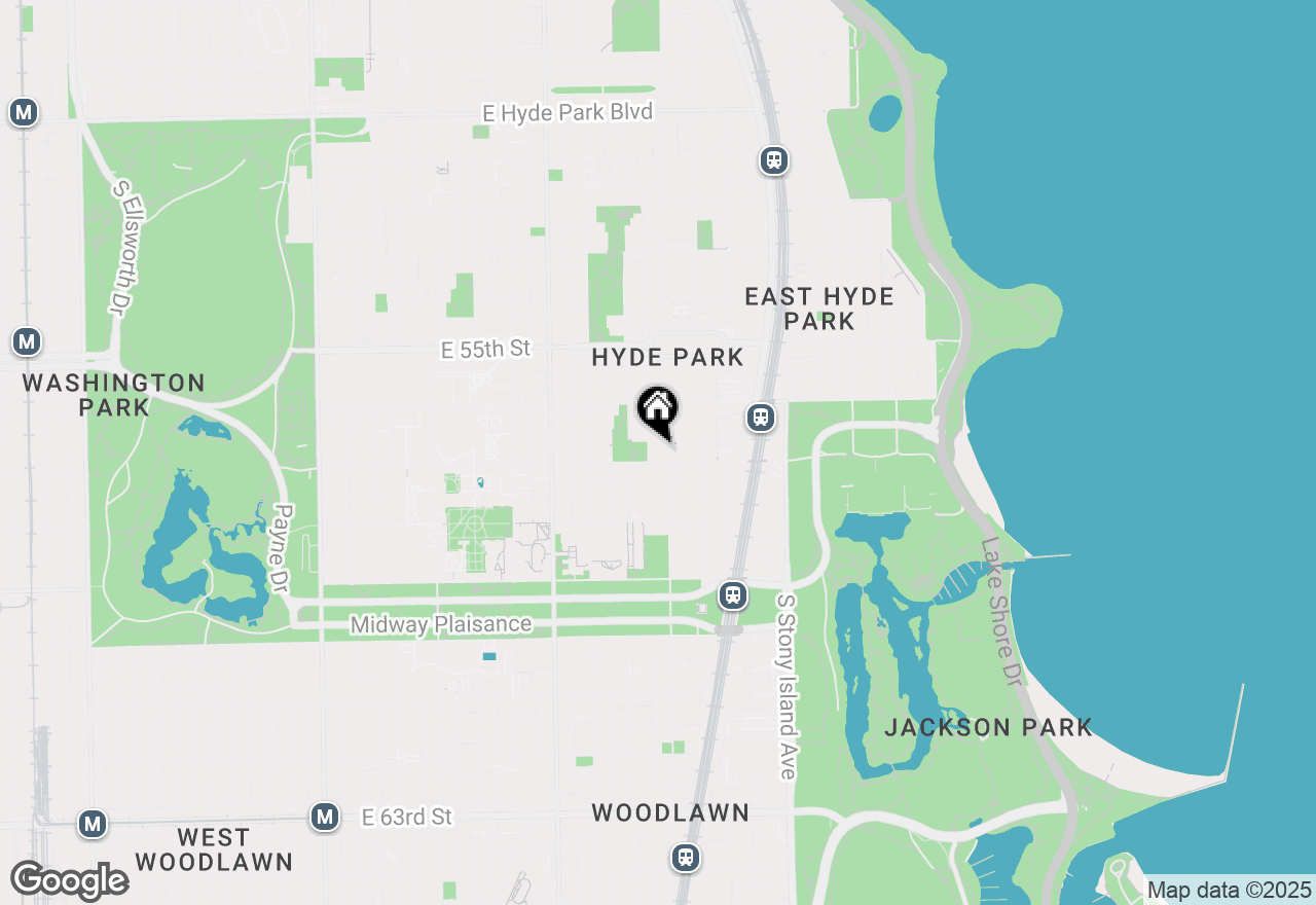 Map of 1368 E 57th Street #3, Chicago, IL 60637