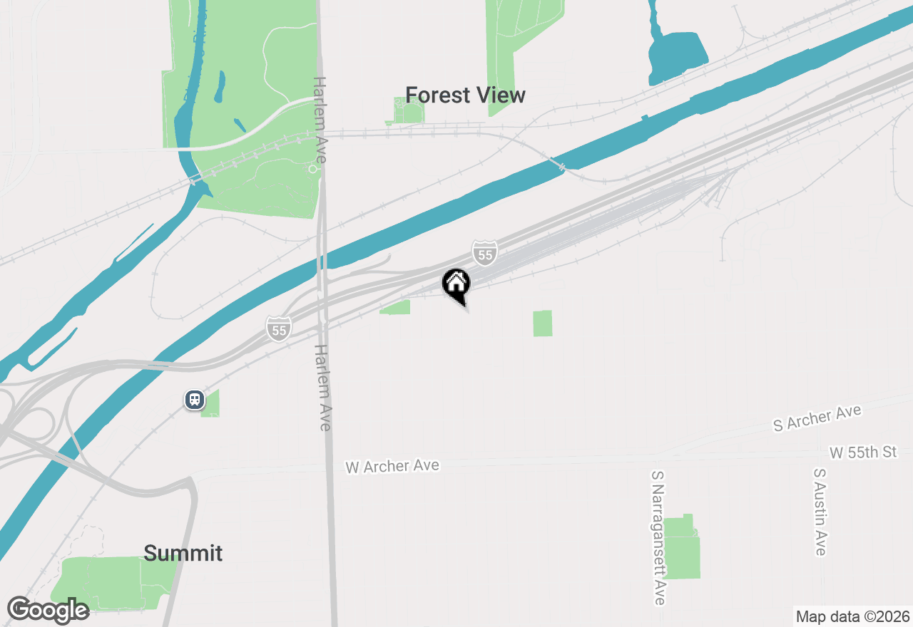 Map of 5121 S New England Avenue #G, Chicago, IL 60638