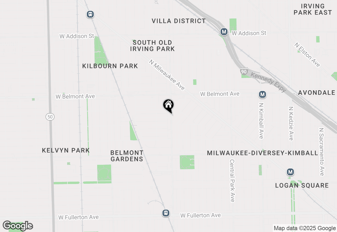 Map of 4006 W Nelson Street #6A, Chicago, IL 60641