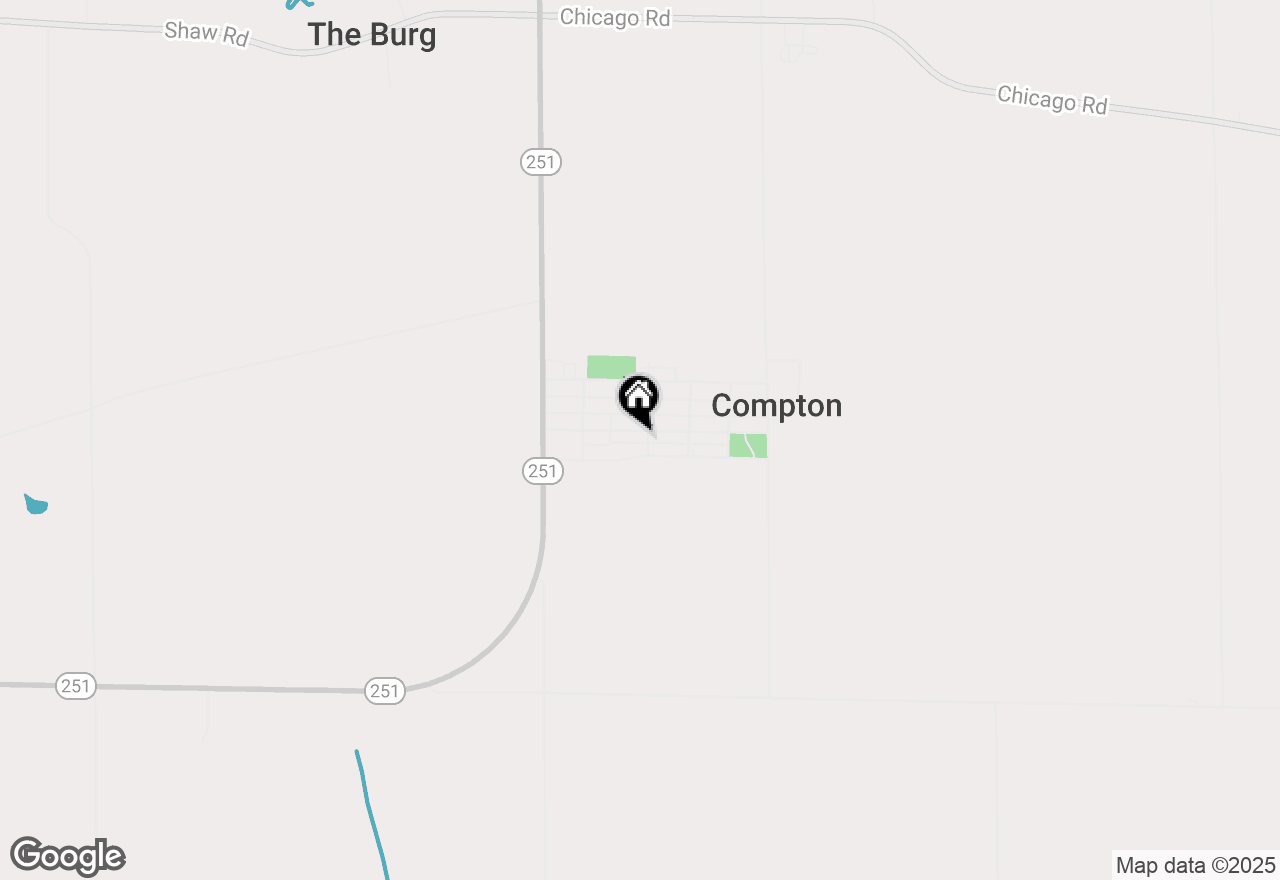 Map of 415 Cherry Street, Compton, IL 61318