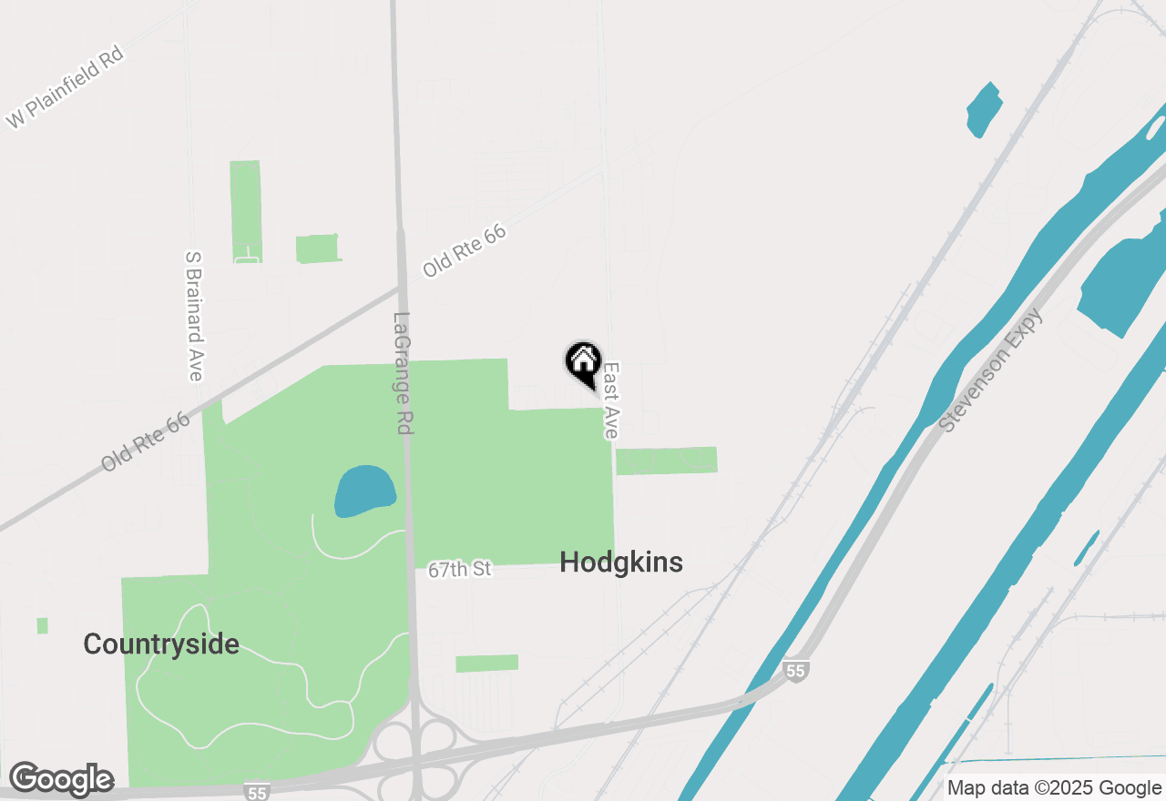 Map of 6216 Roger Lane #25, Hodgkins, IL 60525