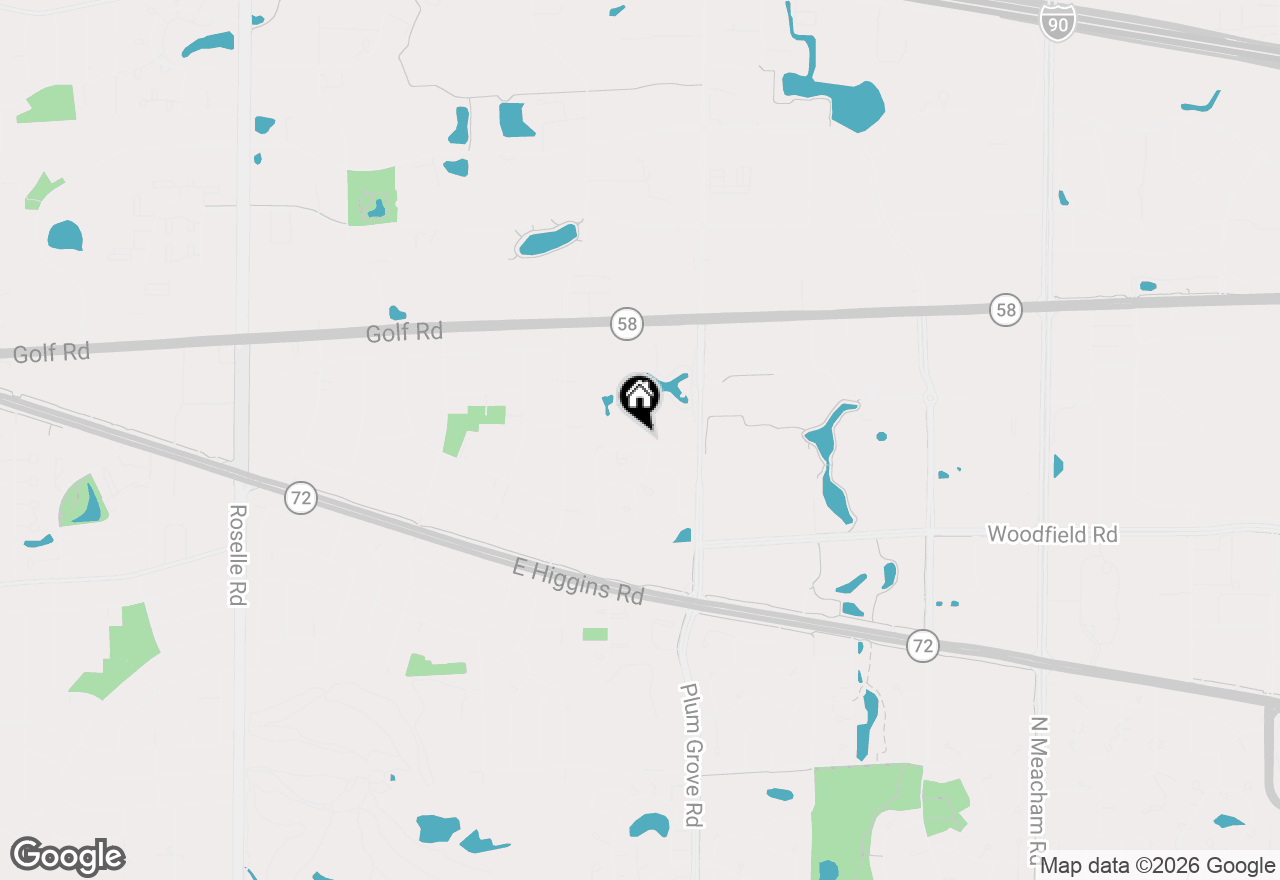 Map of 640 Sturnbridge Lane, Schaumburg, IL 60173