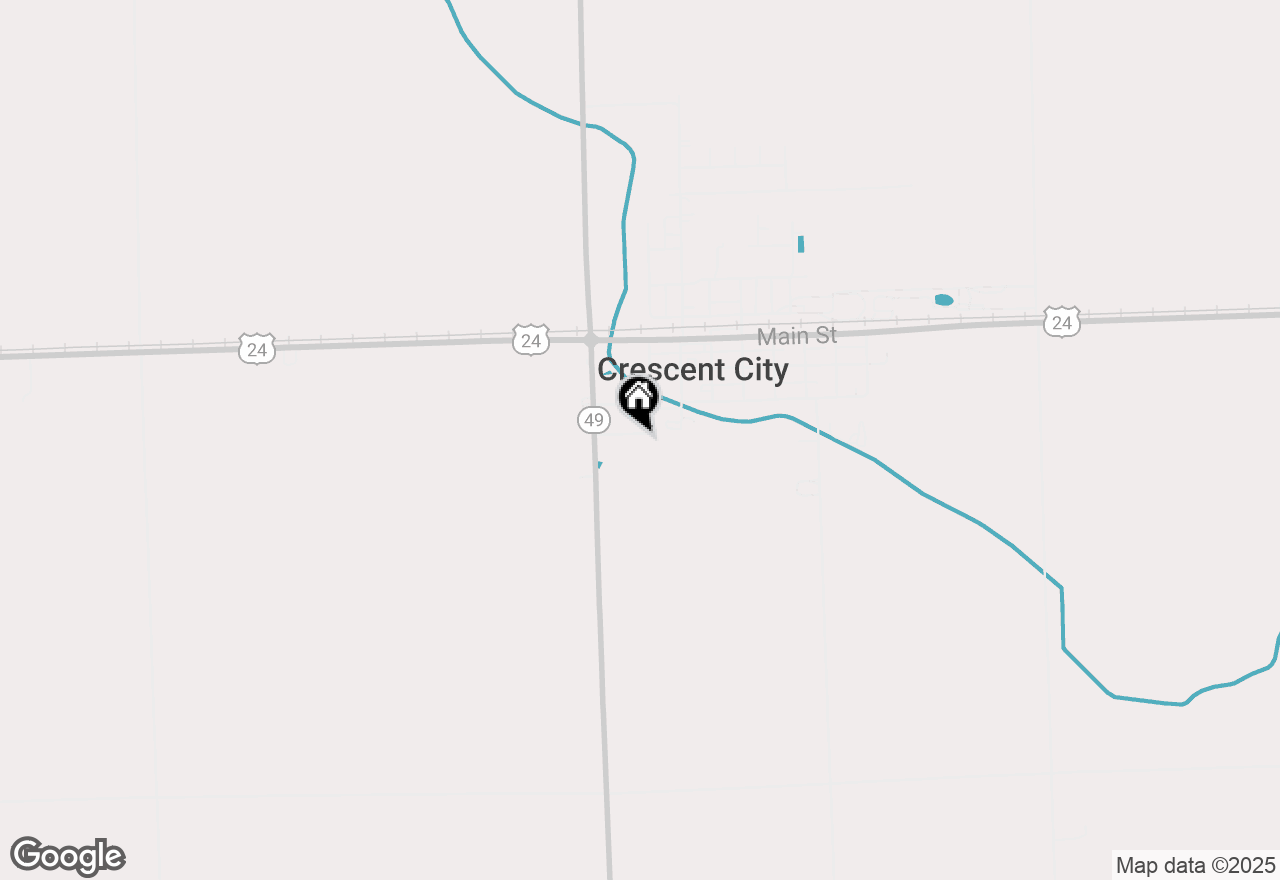 Map of 111 Countryside Lane N, Crescent City, IL 60928