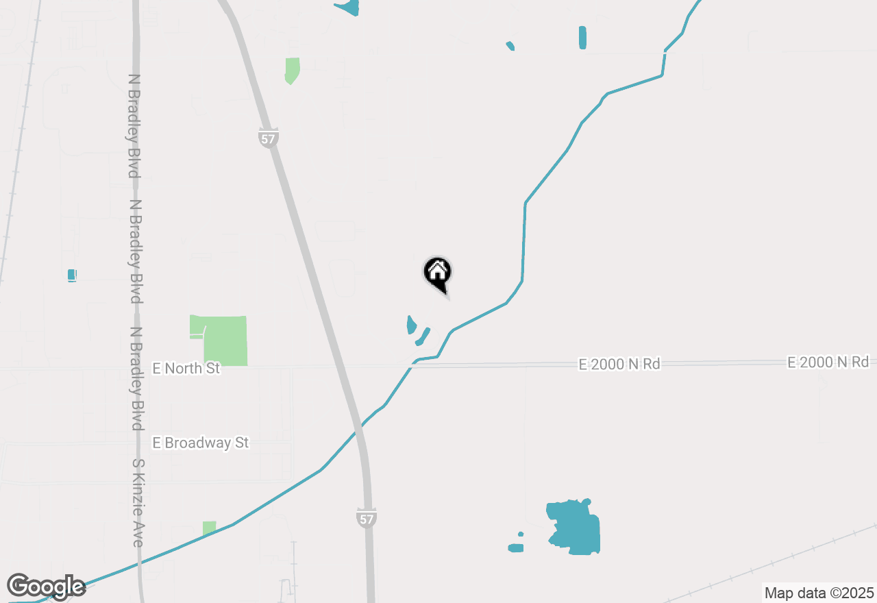 Map of 440 Edgebrook Drive, Bourbonnais, IL 60914