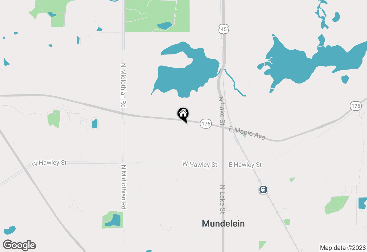 Map of 648 N Greenview Avenue, Mundelein, IL 60060