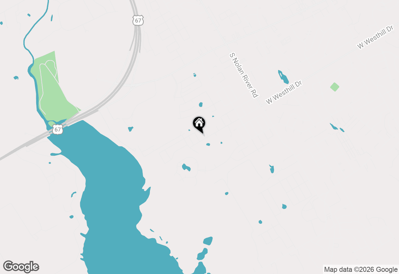 Map of 707 Broken Bow, Cleburne, TX 76033